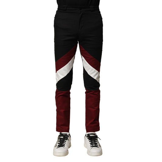 Dolce & Gabbana Multicolor Cotton Jogger Men Pants PAN75557-44