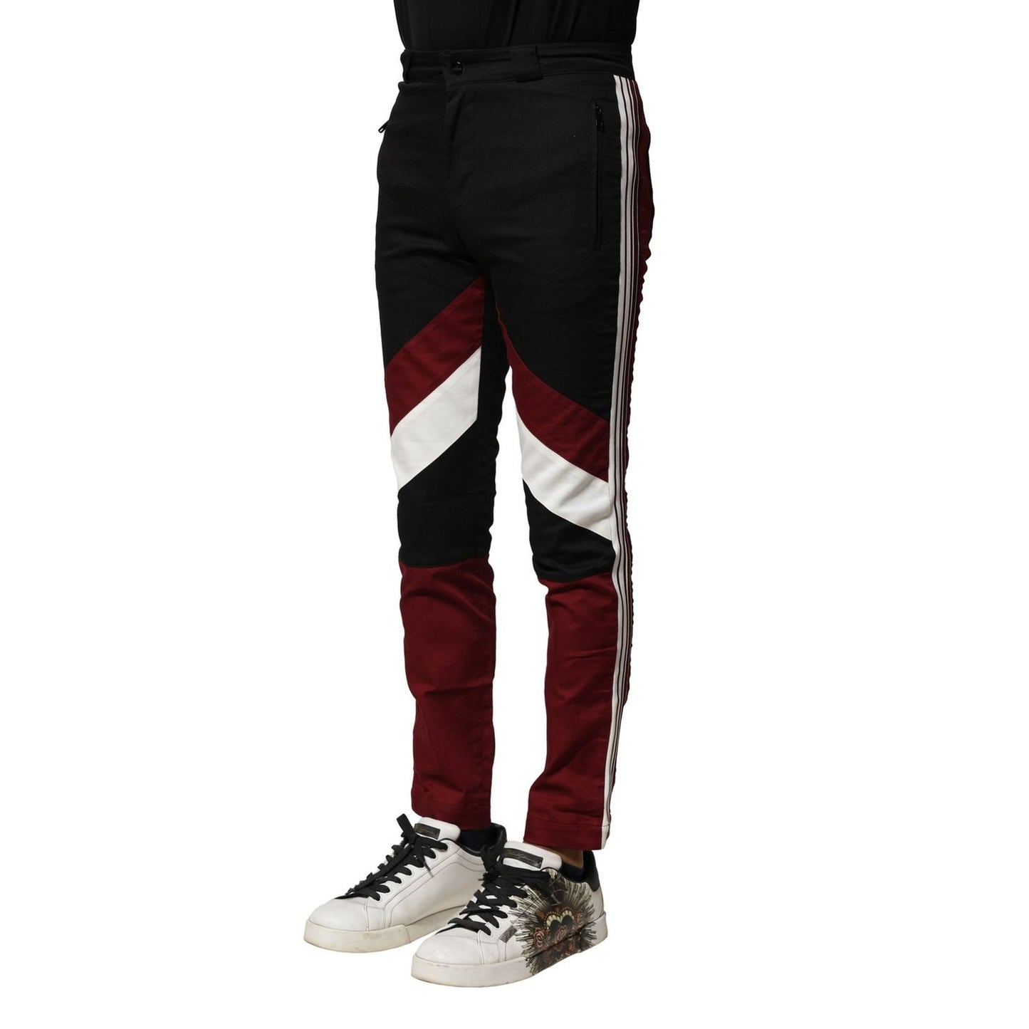 Dolce & Gabbana Multicolor Cotton Jogger Men Pants