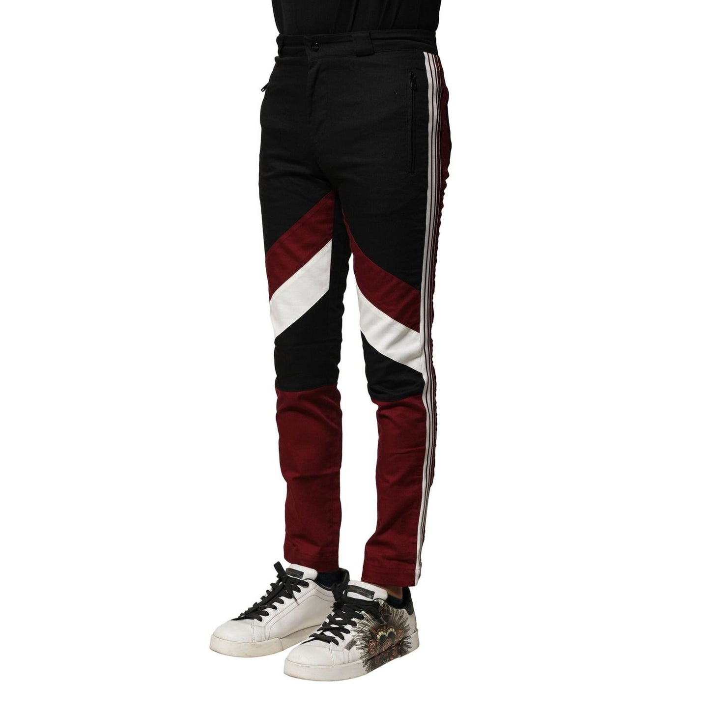 Dolce & Gabbana Multicolor Cotton Jogger Men Pants PAN75557-44