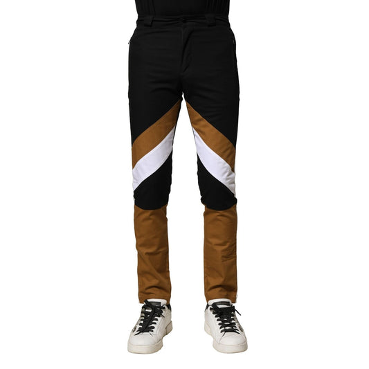 Dolce & Gabbana Multicolor Cotton Slim Fit Men Pants PAN75864-44