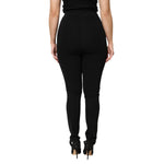 Dolce & Gabbana Black High Waist Skinny Pants PAN76530-42