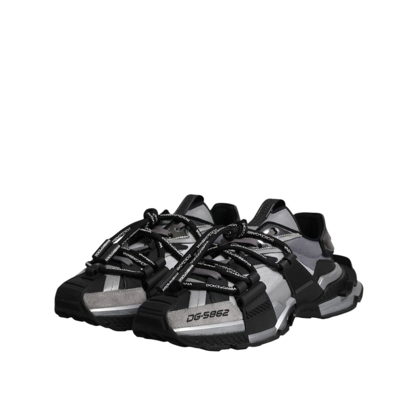 Dolce & Gabbana Multicolor Panelled Space Sneakers Shoes MV7368-40
