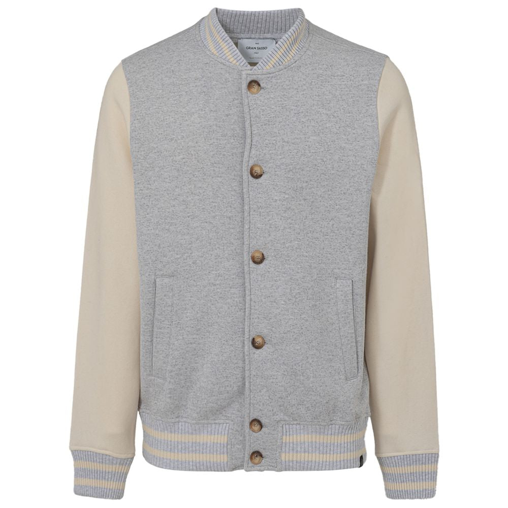Gran Sasso Gray Cotton Jackets & Coat GR-662466220010209-IT50 | L