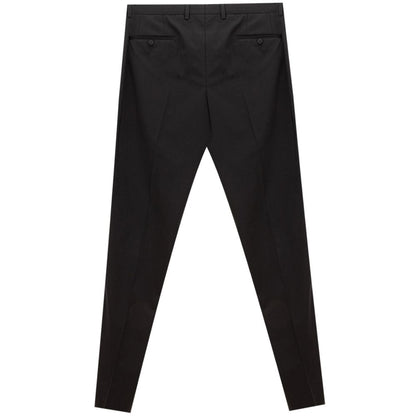 Dolce & Gabbana Black Wool Dress Pants
