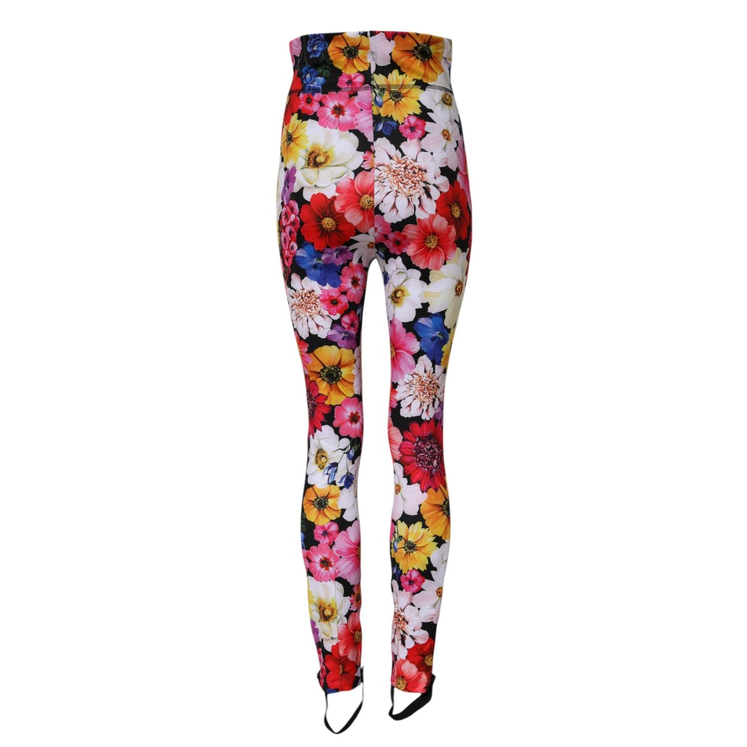 Dolce & Gabbana Multicolor Floral High Waist Leggings Pants