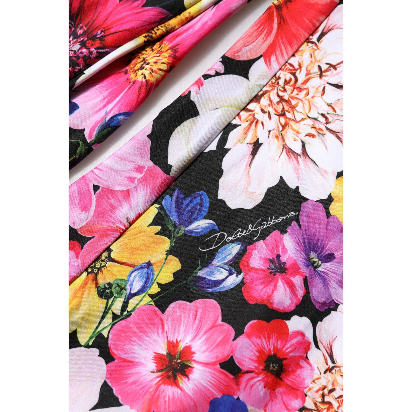 Dolce & Gabbana Multicolor Floral High Waist Leggings Pants