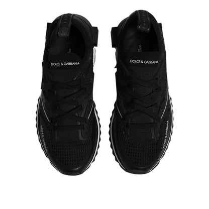 Dolce & Gabbana Black SORRENTO Sport Stretch Sneakers Shoes