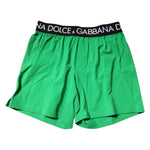 Dolce & Gabbana Green Cotton Regular Boxer Shorts Underwear BIK1559-4