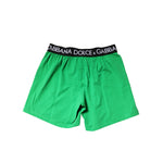 Dolce & Gabbana Green Cotton Regular Boxer Shorts Underwear BIK1559-4