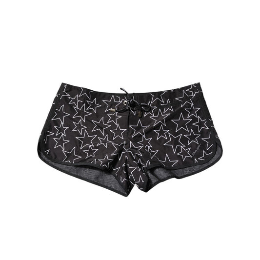 Dolce & Gabbana Black Star Print Beachwear Shorts Swimwear