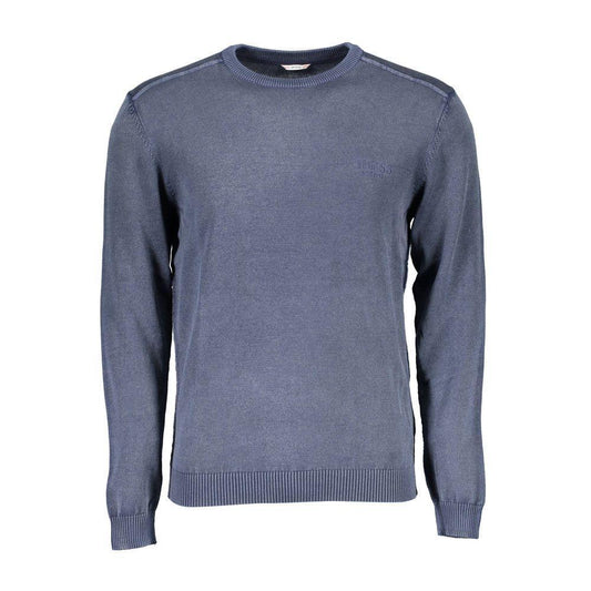 Guess Jeans Blue Cotton Sweater