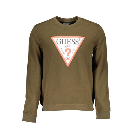 Guess Jeans Green Cotton Sweater GU-4064-XL