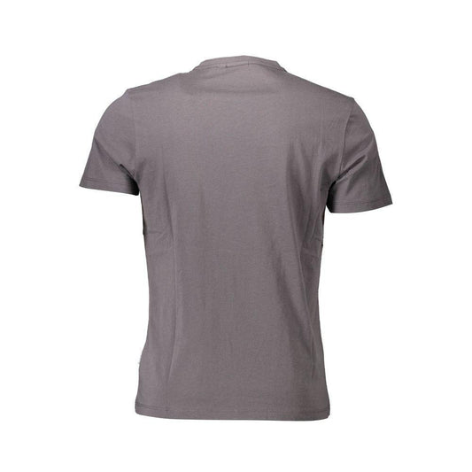 Napapijri Gray Cotton T-Shirt
