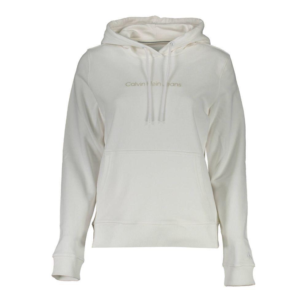 Calvin Klein White Cotton Sweatshirt
