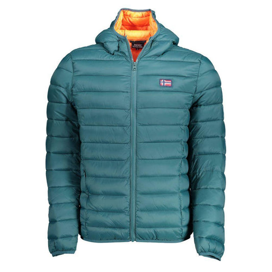 Norway 1963 Green Polyamide Jacket NO-15163-XXL