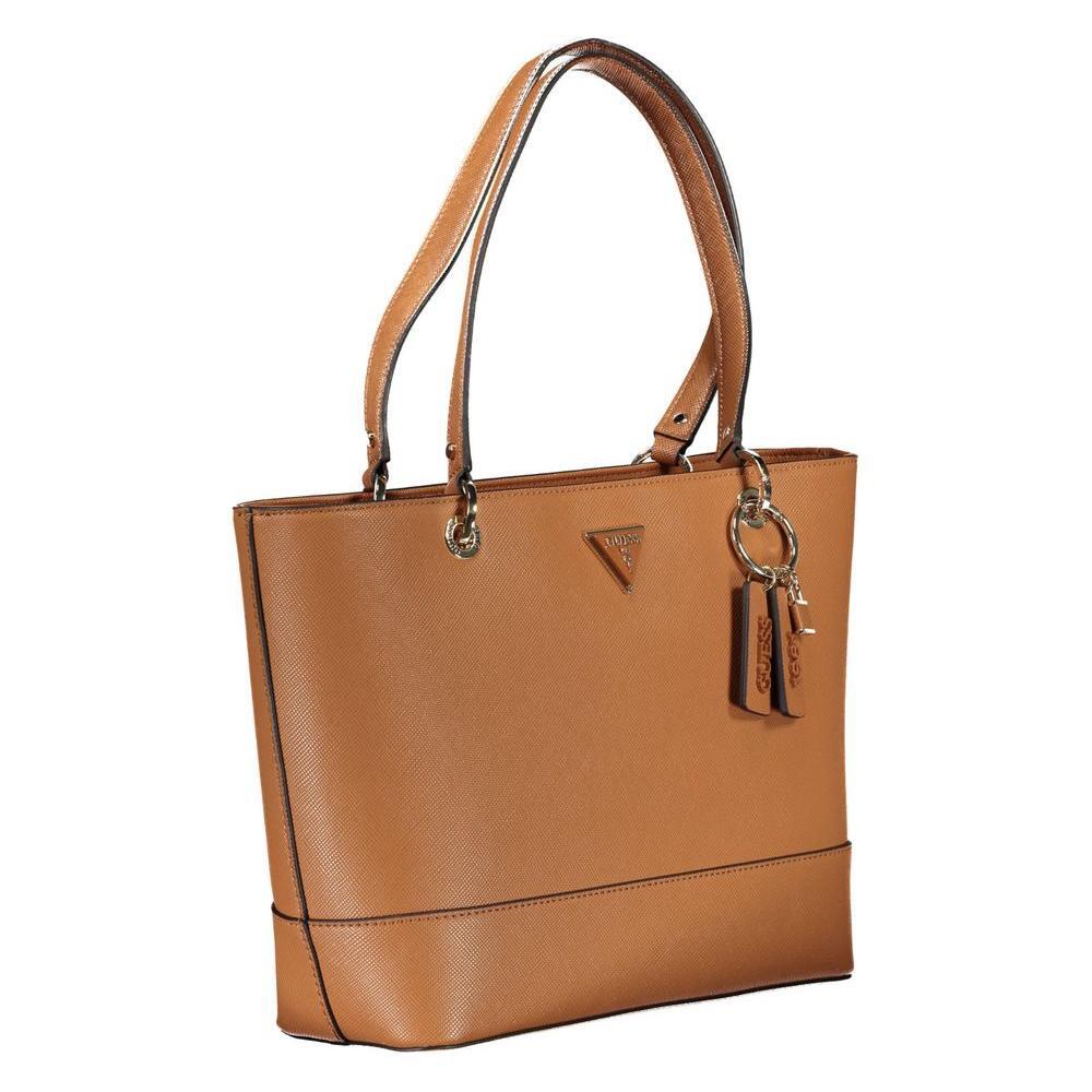 Front view with bag zipped and handles upright.