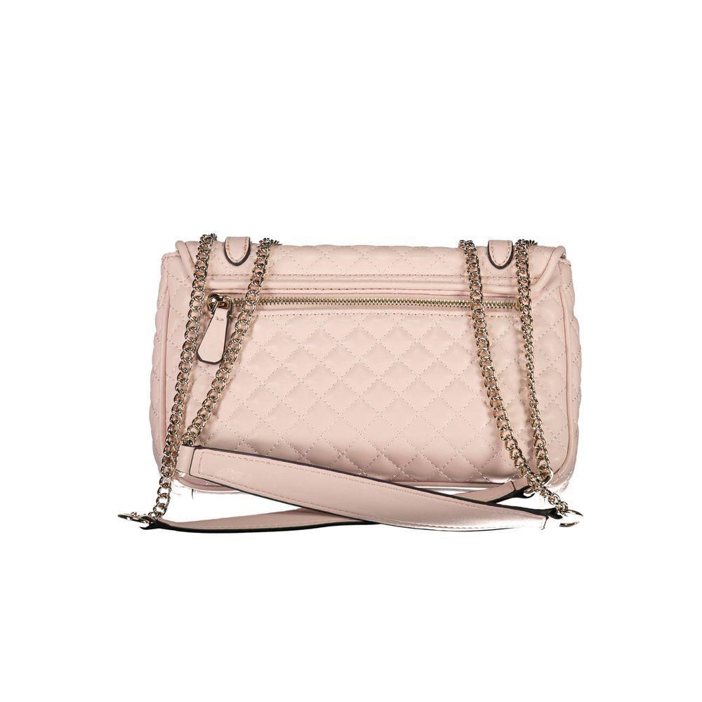 Front view with bag zipped and handles upright.