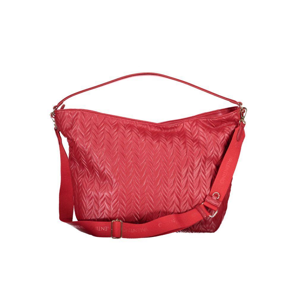Front view with bag zipped and handles upright.