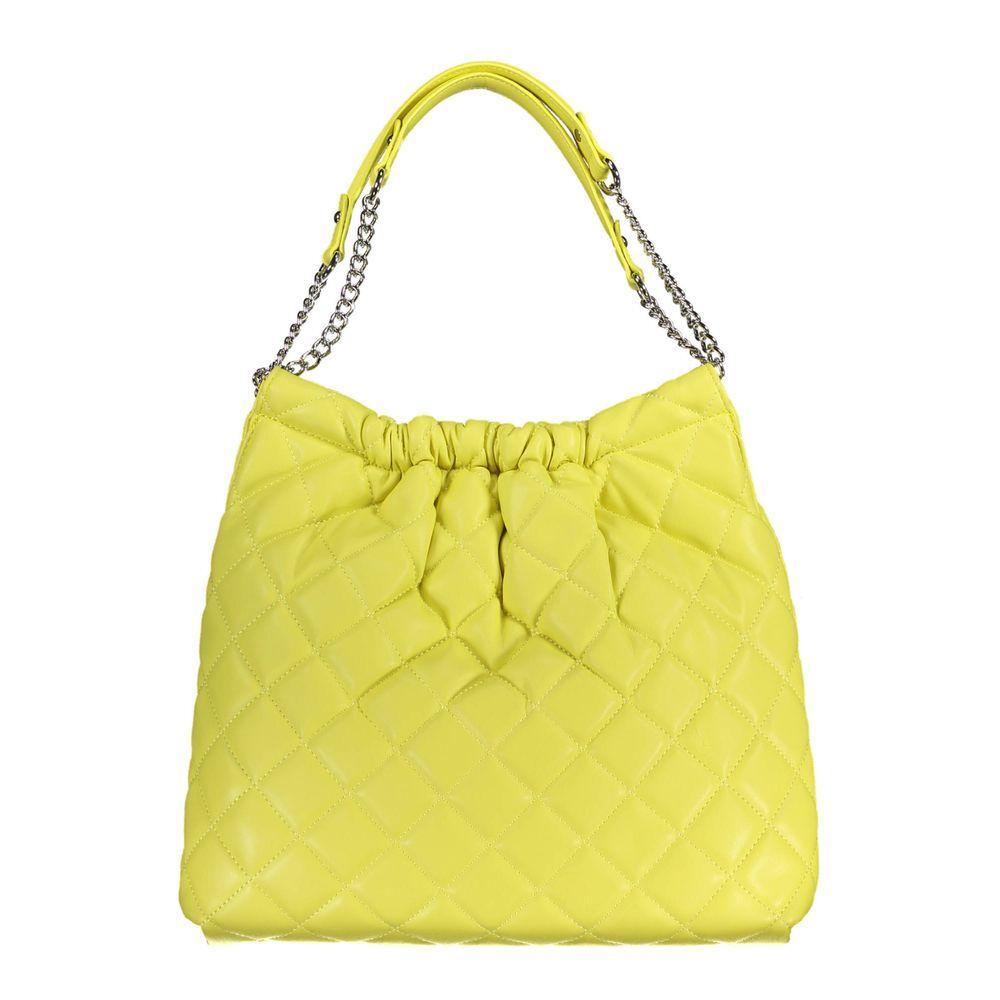 Front view with bag zipped and handles upright.