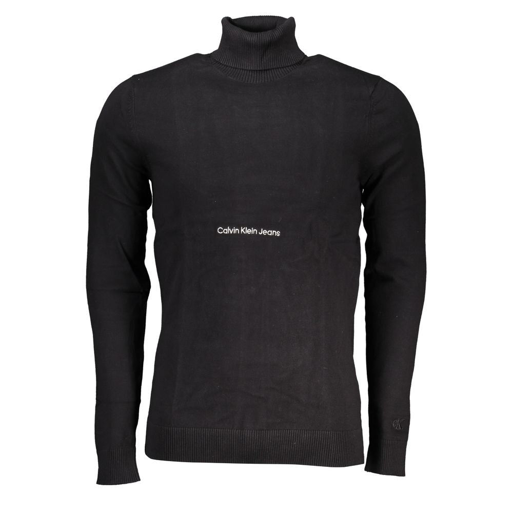 Calvin Klein Black Cotton Sweater CA-25452-M