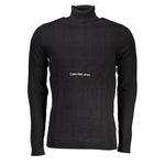 Calvin Klein Black Cotton Sweater CA-25452-M