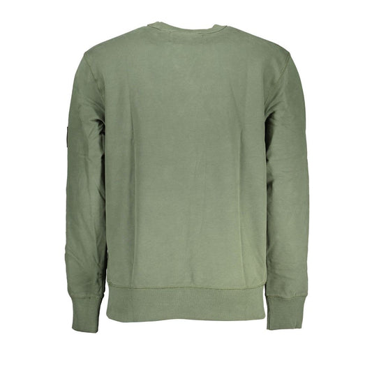 Calvin Klein Green Cotton Sweater CA-25457-M