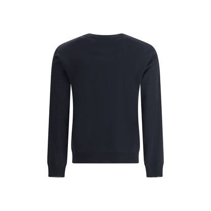 Valentino Black Fleece Wool Sweatshirt