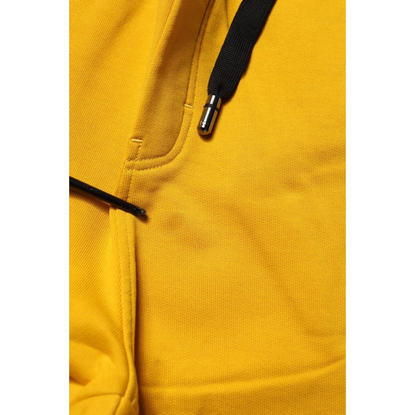 Dolce & Gabbana Yellow Cotton Sweatpant Jogger Trouser Pants PAN76370-44