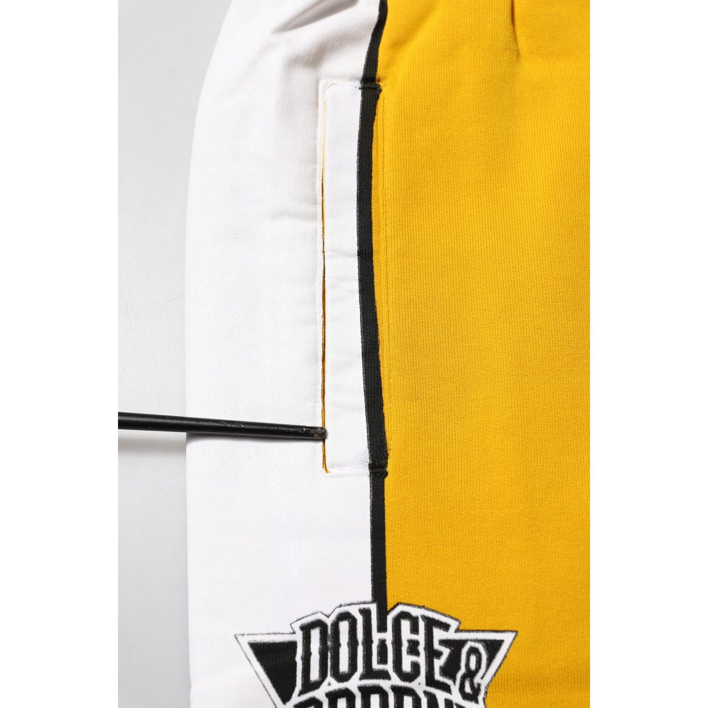 Dolce & Gabbana Yellow Cotton Sweatpant Jogger Trouser Pants PAN76370-44