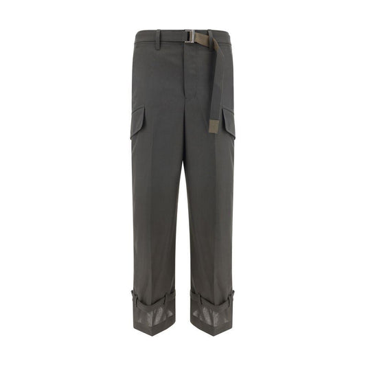 Sacai Pants with adjustable hem SA-2403423M501-2