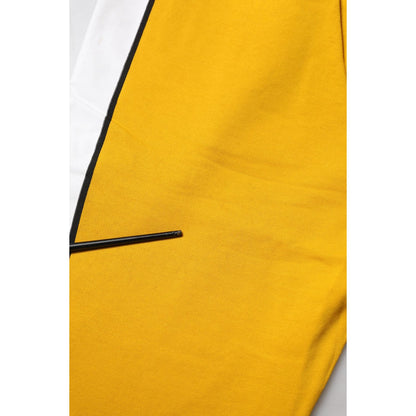 Dolce & Gabbana Yellow Cotton Sweatpant Jogger Trouser Pants