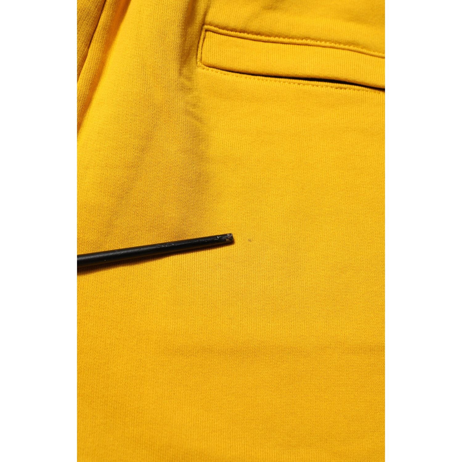 Dolce & Gabbana Yellow Cotton Sweatpant Jogger Trouser Pants