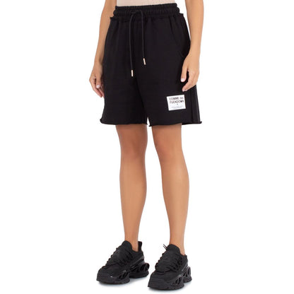 Comme Des Fuckdown Black Cotton Short