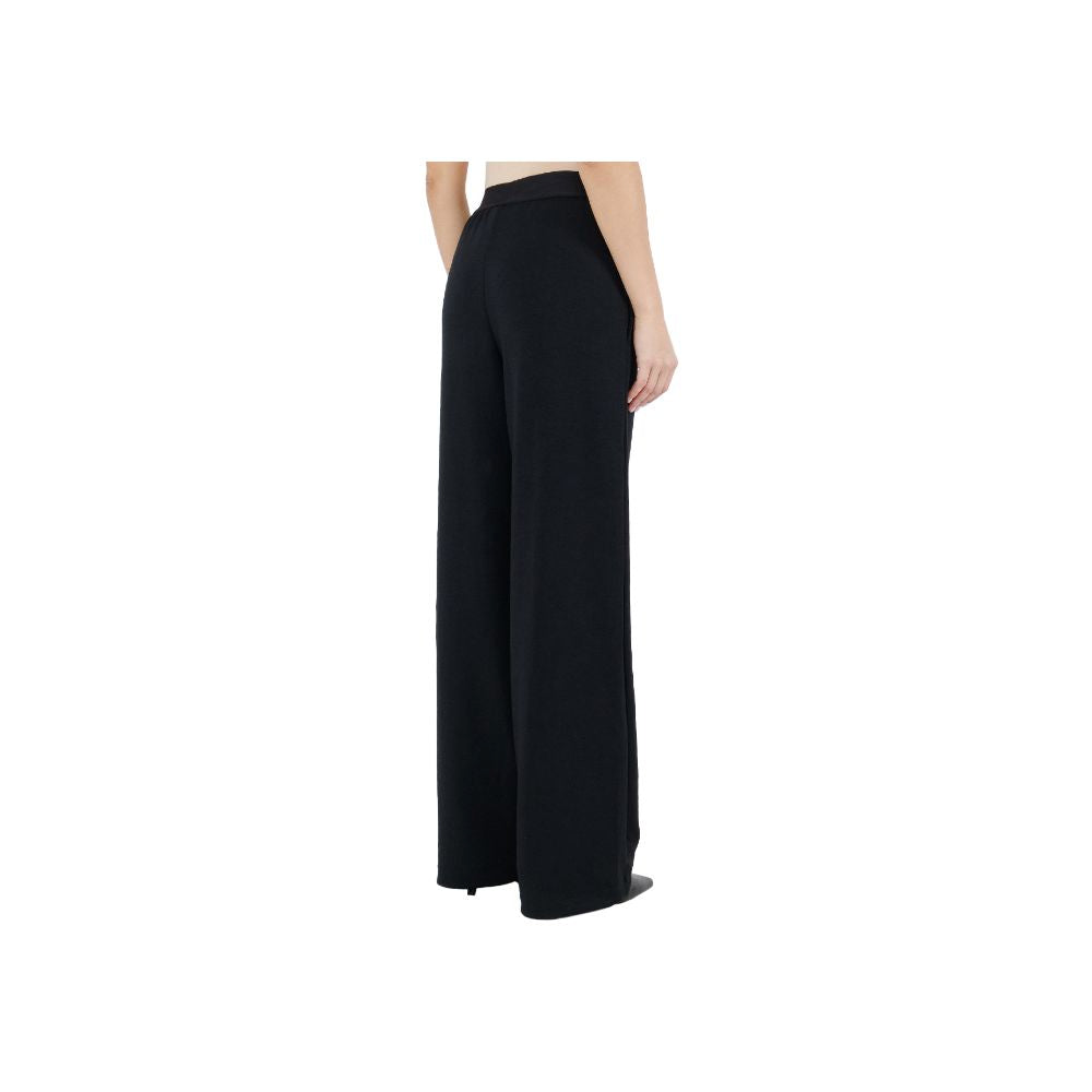 Comme Des Fuckdown Black Polyester Women Palazzo Trousers