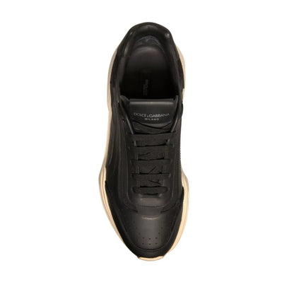 Dolce & Gabbana Black White Daymaster Low Top Sneaker Shoe