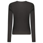 Guess Jeans Black Cotton Tops & T-Shirt