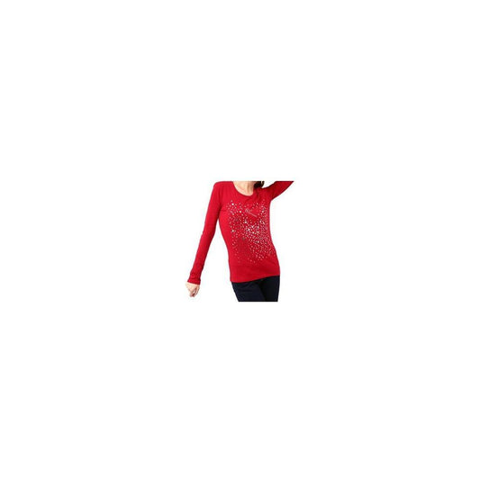 Montana Blu Red Cotton Women T-Shirt MO-14233-IT40|S