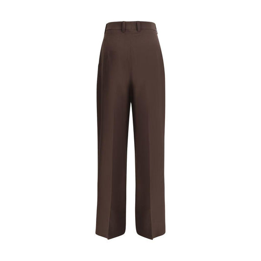 Petar Petrov Silk Pants PE-S25P7DARKBROWN-IT36 | XS