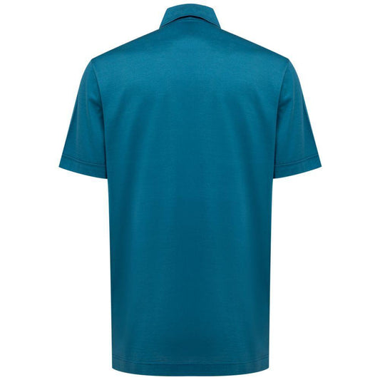 Canali Blue Cotton Shirt