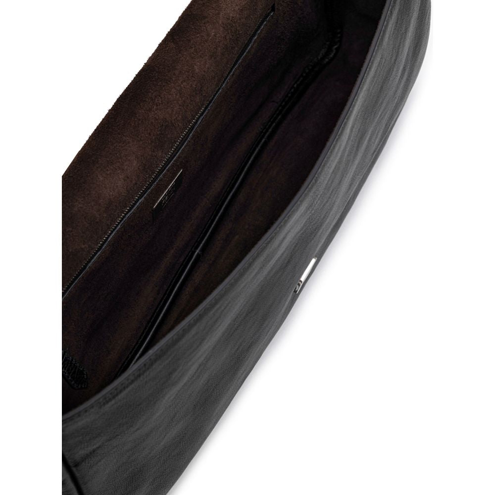 Front view with bag zipped and handles upright.