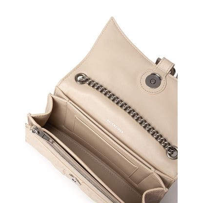 Balenciaga Beige Leather Shoulder Bag