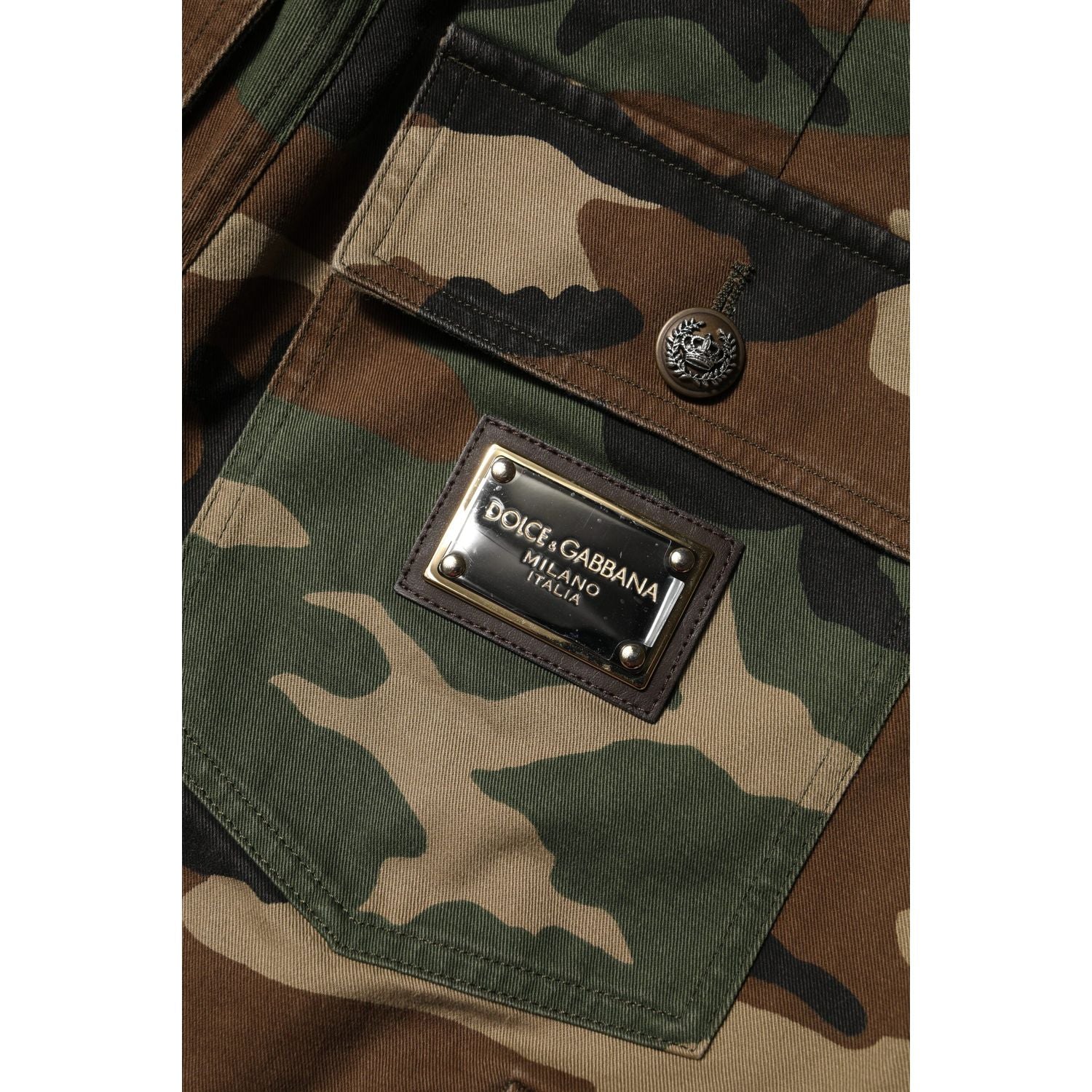 Dolce & Gabbana Multicolor Camouflage Cargo Pants