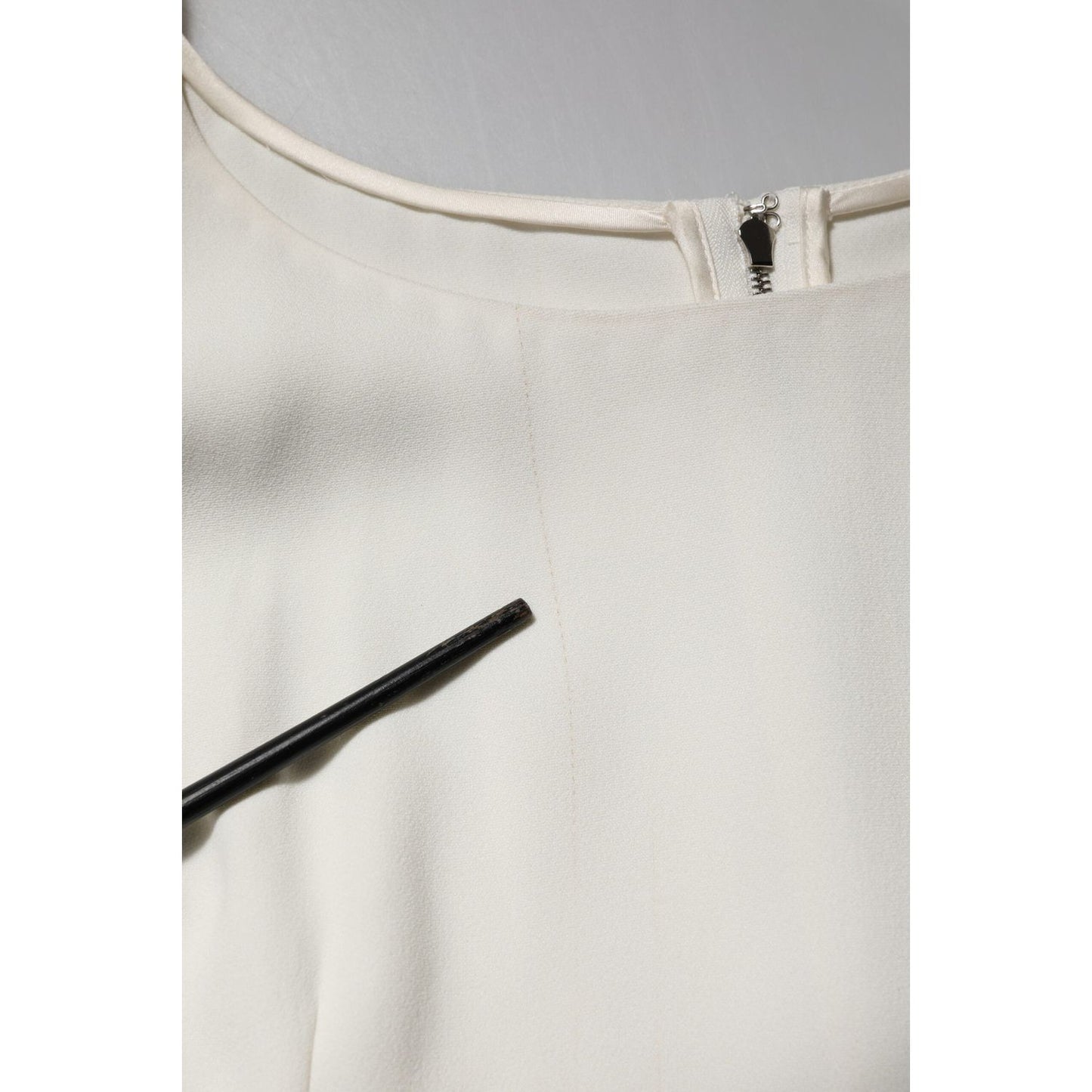 Dolce & Gabbana White Round Neck Short Sleeves Blouse Top TSH90589-36