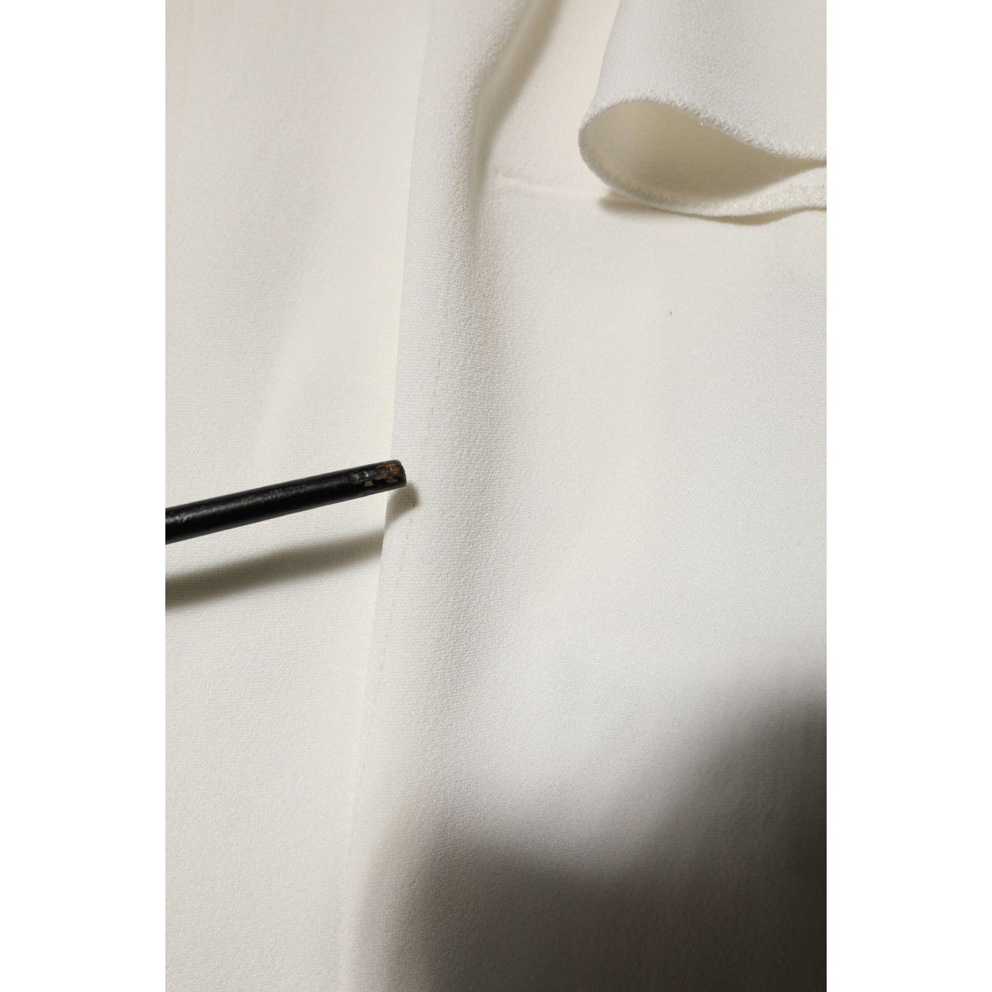 Dolce & Gabbana White Round Neck Short Sleeves Blouse Top TSH90589-36