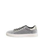 HIDE & JACK Gray Suede Low Top Lace Up Sneakers Shoes