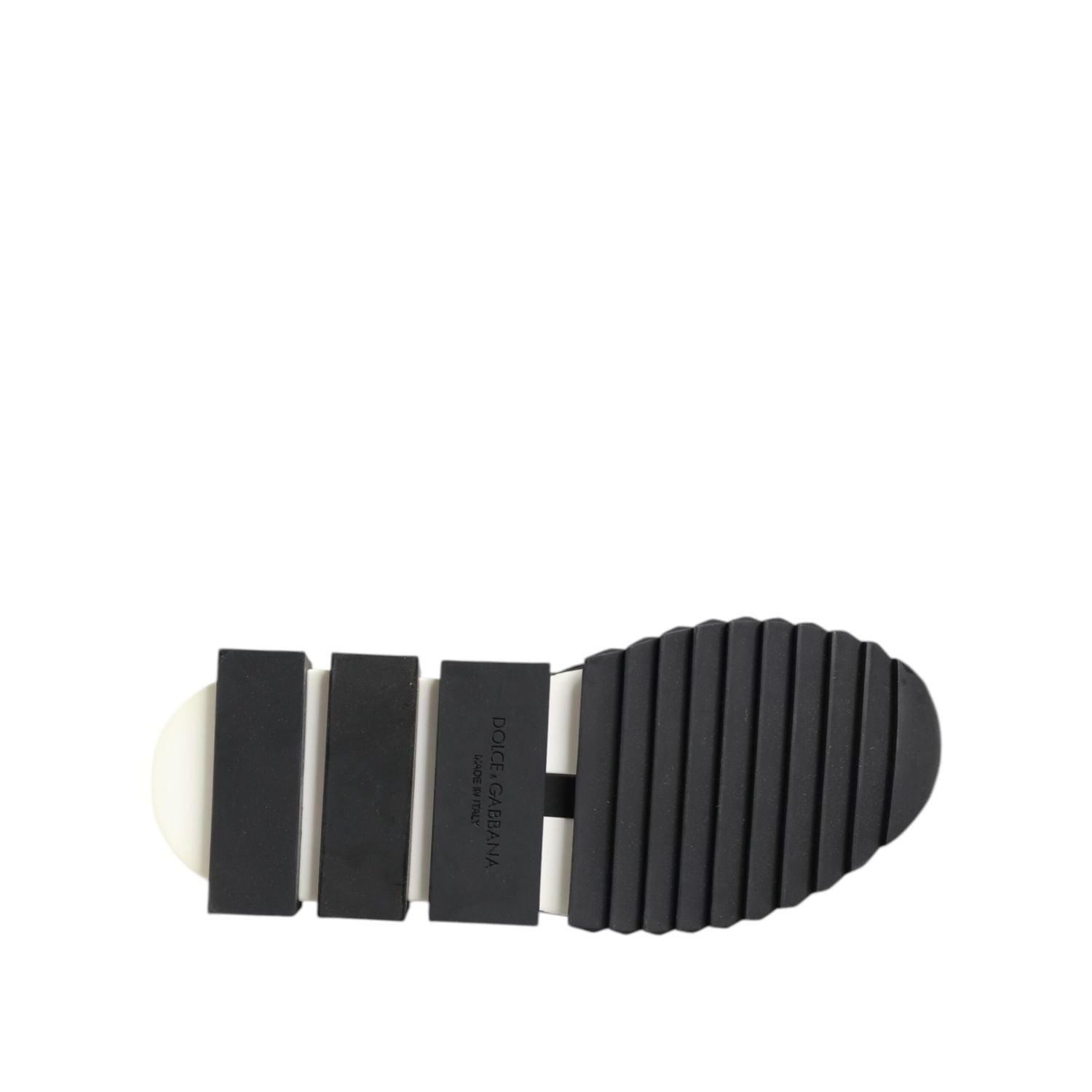 Dolce & Gabbana Black White Logo Sorrento Sneakers Shoes