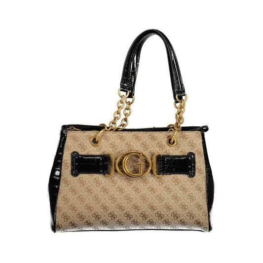 Guess Jeans Black Polyethylene Handbag GU-14319