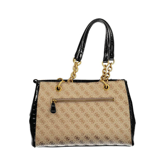Guess Jeans Black Polyethylene Handbag GU-14319