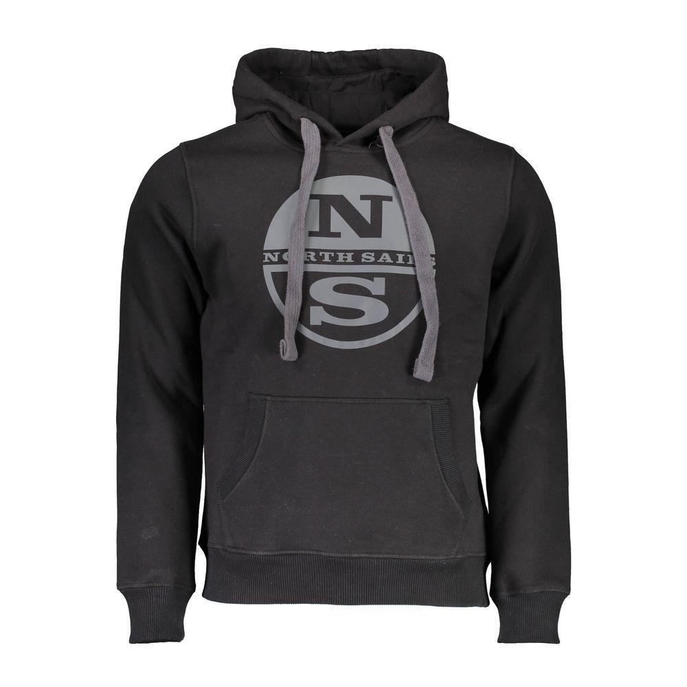 North Sails Black Cotton Sweater NO-16246-XL