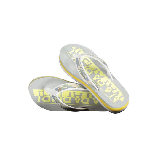Napapijri Yellow Polyester Sandal NA-21545-EU41/US11